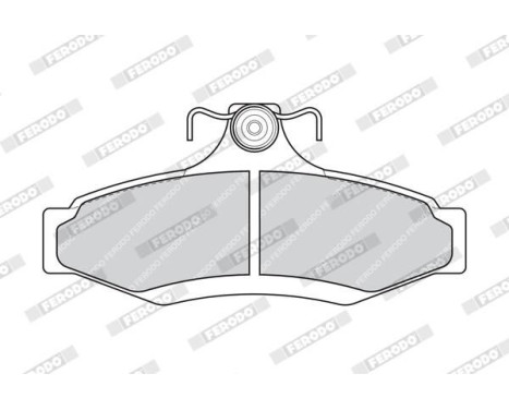 Brake Pad Set, disc brake PREMIER ECO FRICTION FDB1336 Ferodo, Image 4