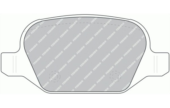 Brake Pad Set, disc brake PREMIER ECO FRICTION FDB1349 Ferodo, Image 2