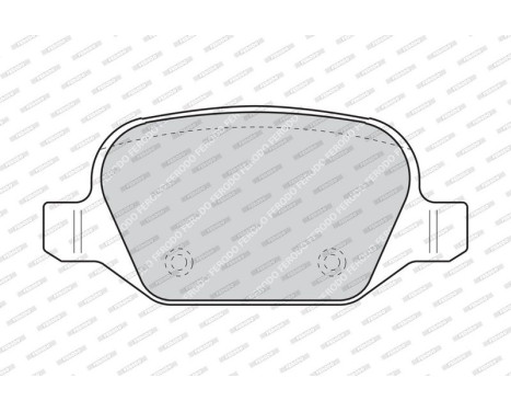 Brake Pad Set, disc brake PREMIER ECO FRICTION FDB1349 Ferodo, Image 4