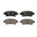 Brake Pad Set, disc brake PREMIER ECO FRICTION FDB1368 Ferodo