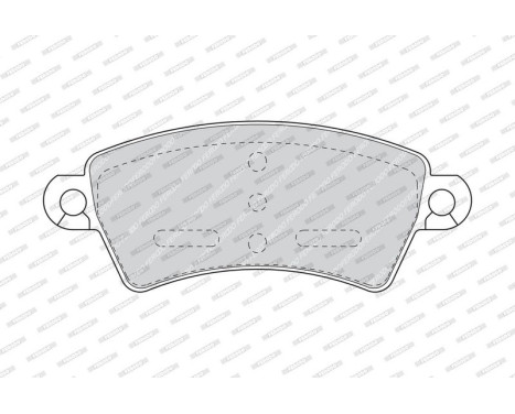 Brake Pad Set, disc brake PREMIER ECO FRICTION FDB1370 Ferodo, Image 4
