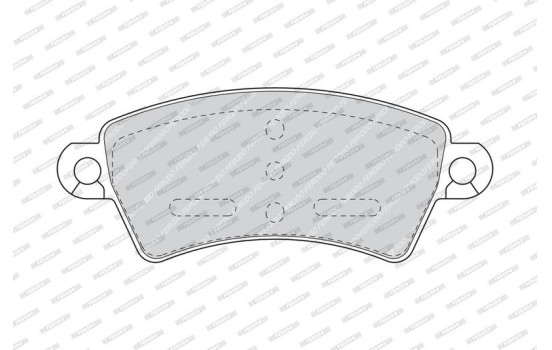 Brake Pad Set, disc brake PREMIER ECO FRICTION FDB1370 Ferodo, Image 4