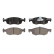 Brake Pad Set, disc brake PREMIER ECO FRICTION FDB1376 Ferodo