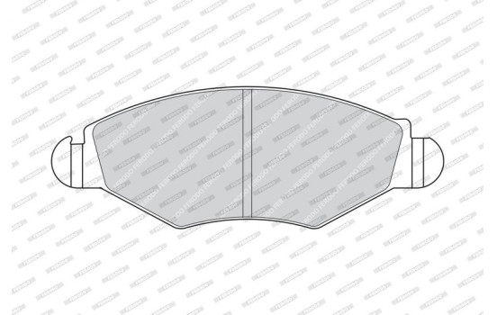 Brake Pad Set, disc brake PREMIER ECO FRICTION FDB1378 Ferodo, Image 3