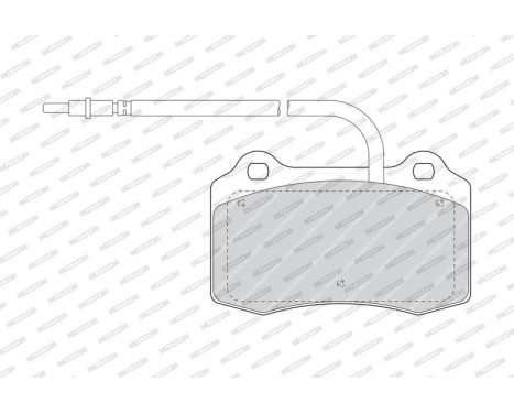 Brake Pad Set, disc brake PREMIER ECO FRICTION FDB1379 Ferodo, Image 4