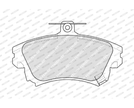 Brake Pad Set, disc brake PREMIER ECO FRICTION FDB1384 Ferodo, Image 4