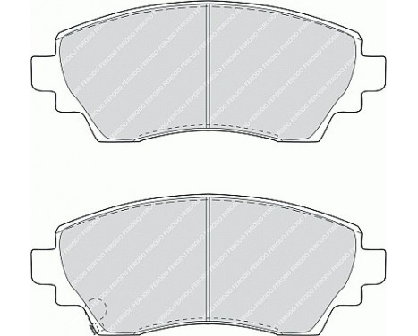 Brake Pad Set, disc brake PREMIER ECO FRICTION FDB1391 Ferodo, Image 2