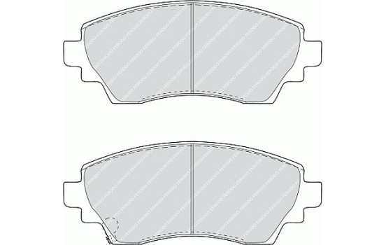 Brake Pad Set, disc brake PREMIER ECO FRICTION FDB1391 Ferodo, Image 2