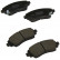 Brake Pad Set, disc brake PREMIER ECO FRICTION FDB1391 Ferodo