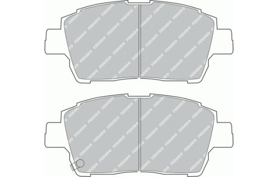 Brake Pad Set, disc brake PREMIER ECO FRICTION FDB1392 Ferodo, Image 2