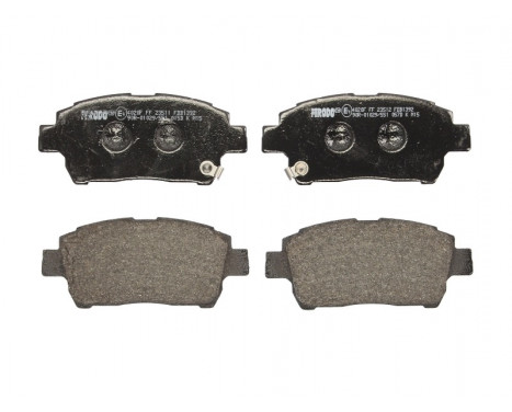 Brake Pad Set, disc brake PREMIER ECO FRICTION FDB1392 Ferodo