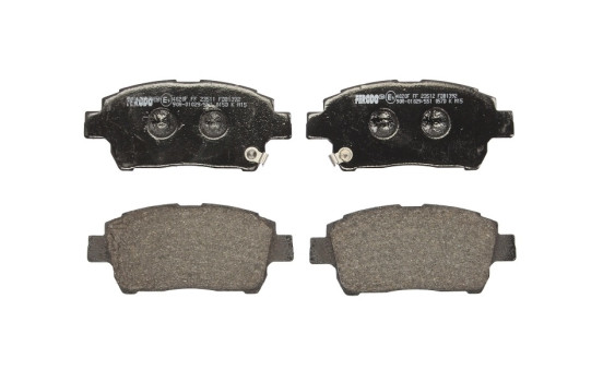 Brake Pad Set, disc brake PREMIER ECO FRICTION FDB1392 Ferodo