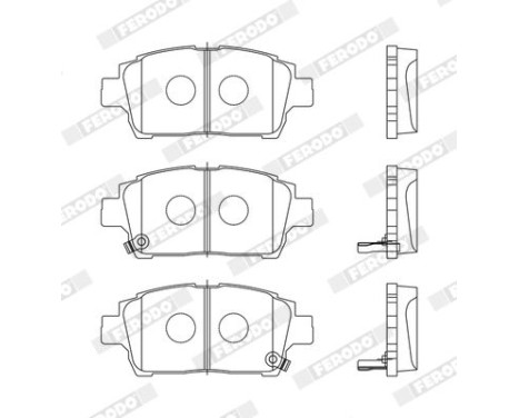 Brake Pad Set, disc brake PREMIER ECO FRICTION FDB1392 Ferodo, Image 4