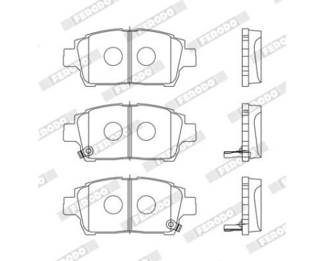 Brake Pad Set, disc brake PREMIER ECO FRICTION FDB1392 Ferodo, Image 4