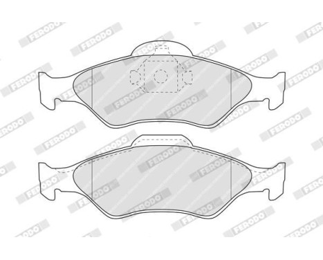 Brake Pad Set, disc brake PREMIER ECO FRICTION FDB1393 Ferodo, Image 3