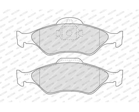 Brake Pad Set, disc brake PREMIER ECO FRICTION FDB1393 Ferodo, Image 3