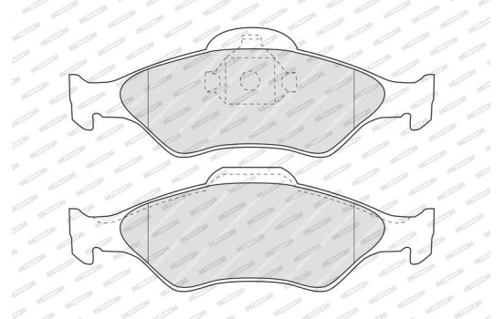 Brake Pad Set, disc brake PREMIER ECO FRICTION FDB1393 Ferodo, Image 3
