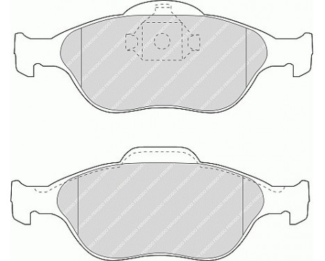 Brake Pad Set, disc brake PREMIER ECO FRICTION FDB1394 Ferodo, Image 2