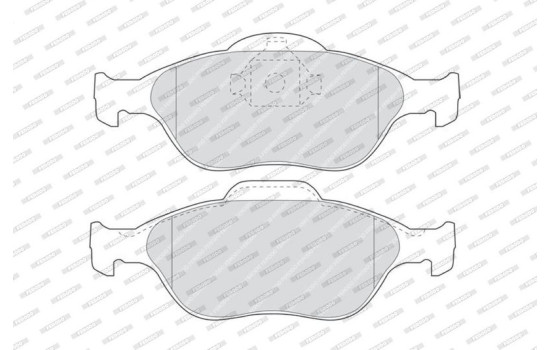 Brake Pad Set, disc brake PREMIER ECO FRICTION FDB1394 Ferodo, Image 4