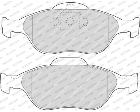 Brake Pad Set, disc brake PREMIER ECO FRICTION FDB1394 Ferodo, Image 5