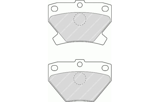 Brake Pad Set, disc brake PREMIER ECO FRICTION FDB1395 Ferodo, Image 2