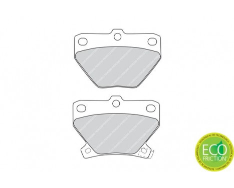 Brake Pad Set, disc brake PREMIER ECO FRICTION FDB1395 Ferodo, Image 4