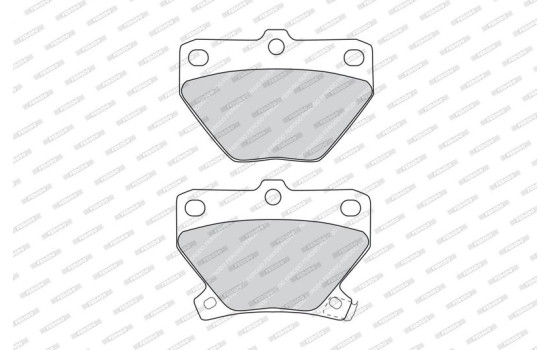 Brake Pad Set, disc brake PREMIER ECO FRICTION FDB1395 Ferodo, Image 4