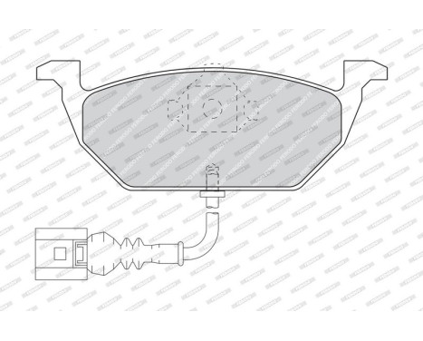 Brake Pad Set, disc brake PREMIER ECO FRICTION FDB1398 Ferodo, Image 4