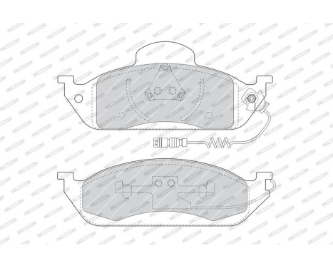 Brake Pad Set, disc brake PREMIER ECO FRICTION FDB1400 Ferodo, Image 4