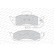 Brake Pad Set, disc brake PREMIER ECO FRICTION FDB1400 Ferodo, Thumbnail 4