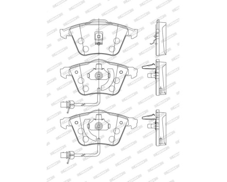 Brake Pad Set, disc brake PREMIER ECO FRICTION FDB1407 Ferodo, Image 4
