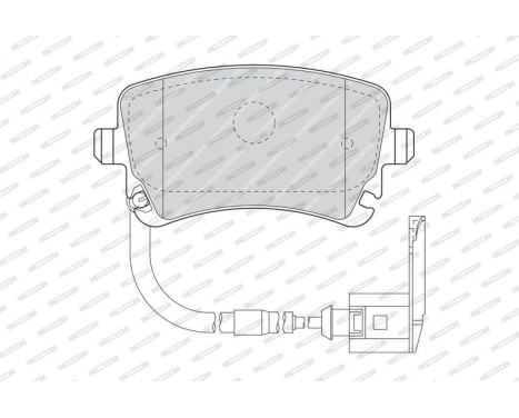 Brake Pad Set, disc brake PREMIER ECO FRICTION FDB1408 Ferodo, Image 3