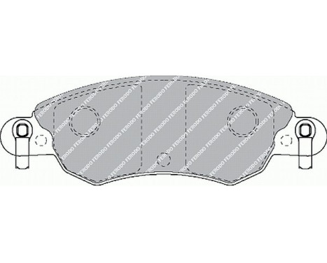 Brake Pad Set, disc brake PREMIER ECO FRICTION FDB1410 Ferodo, Image 2