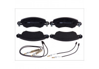 Brake Pad Set, disc brake PREMIER ECO FRICTION FDB1410 Ferodo