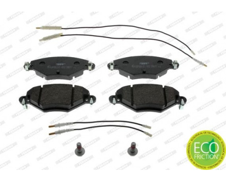 Brake Pad Set, disc brake PREMIER ECO FRICTION FDB1411 Ferodo, Image 3