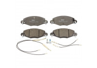 Brake Pad Set, disc brake PREMIER ECO FRICTION FDB1412 Ferodo
