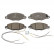 Brake Pad Set, disc brake PREMIER ECO FRICTION FDB1412 Ferodo