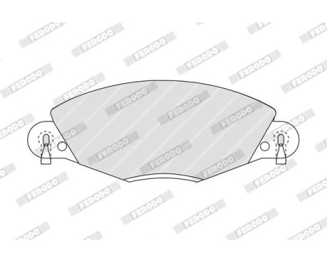Brake Pad Set, disc brake PREMIER ECO FRICTION FDB1412 Ferodo, Image 4