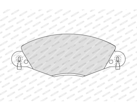 Brake Pad Set, disc brake PREMIER ECO FRICTION FDB1412 Ferodo, Image 4