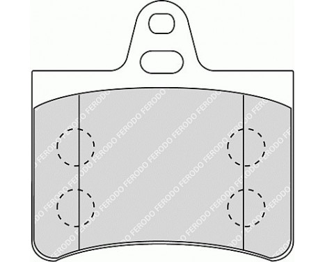 Brake Pad Set, disc brake PREMIER ECO FRICTION FDB1413 Ferodo, Image 2