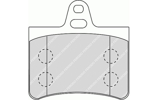 Brake Pad Set, disc brake PREMIER ECO FRICTION FDB1413 Ferodo, Image 2