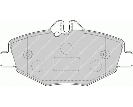 Brake Pad Set, disc brake PREMIER ECO FRICTION FDB1414 Ferodo, Image 2