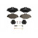 Brake Pad Set, disc brake PREMIER ECO FRICTION FDB1414 Ferodo