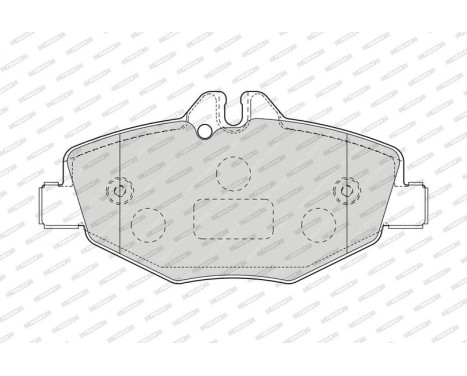 Brake Pad Set, disc brake PREMIER ECO FRICTION FDB1414 Ferodo, Image 4