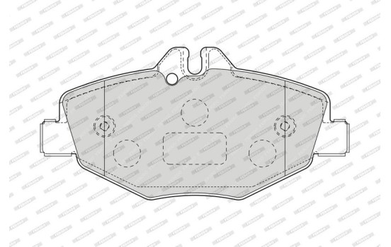 Brake Pad Set, disc brake PREMIER ECO FRICTION FDB1414 Ferodo, Image 4