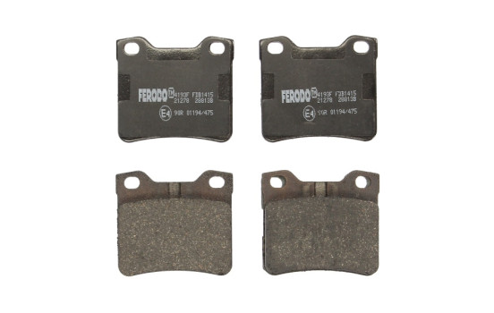 Brake Pad Set, disc brake PREMIER ECO FRICTION FDB1415 Ferodo
