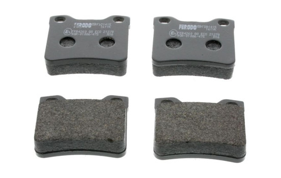 Brake Pad Set, disc brake PREMIER ECO FRICTION FDB1415 Ferodo, Image 3