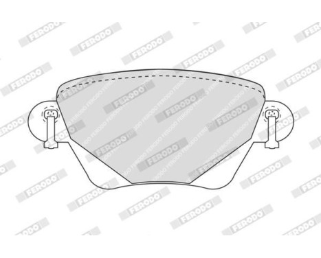Brake Pad Set, disc brake PREMIER ECO FRICTION FDB1416 Ferodo, Image 4