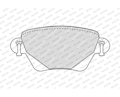 Brake Pad Set, disc brake PREMIER ECO FRICTION FDB1416 Ferodo, Image 4