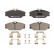 Brake Pad Set, disc brake PREMIER ECO FRICTION FDB1420 Ferodo